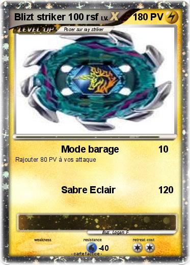 Pokemon Blizt striker 100 rsf