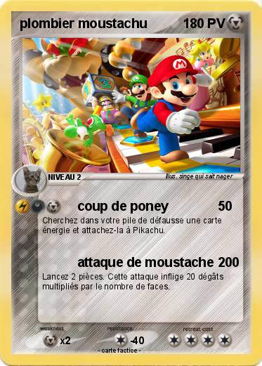 Pokemon plombier moustachu