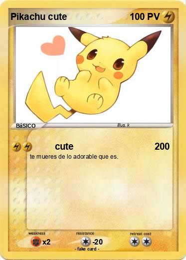 Pokemon Pikachu cute