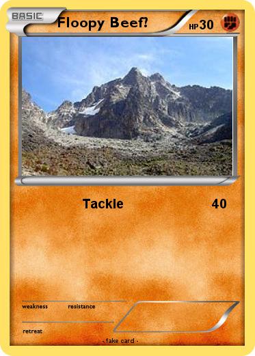 Pokemon Floopy Beef?