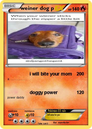 Pokemon weiner dog p