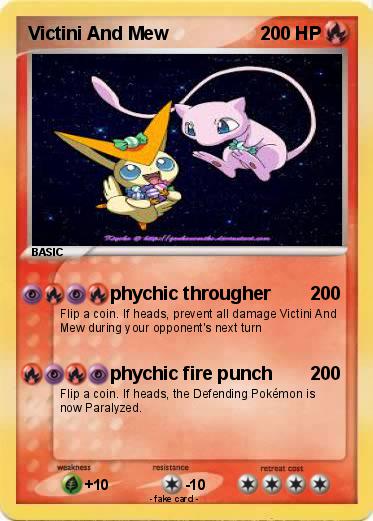 Pokemon Victini And Mew