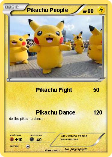 Pokemon Pikachu People