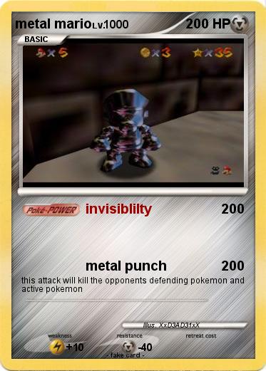 Pokemon metal mario