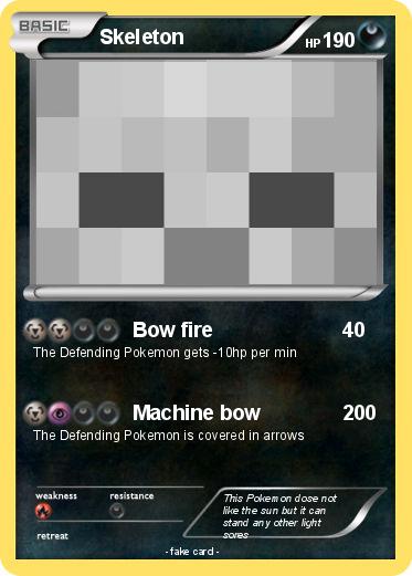 Pokemon Skeleton