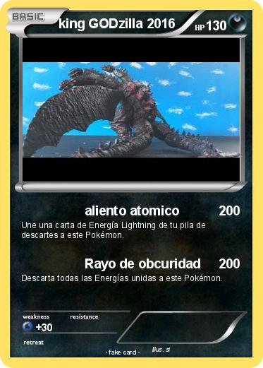 Pokemon king GODzilla 2016