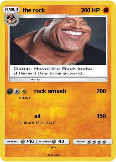 Pokemon the rock