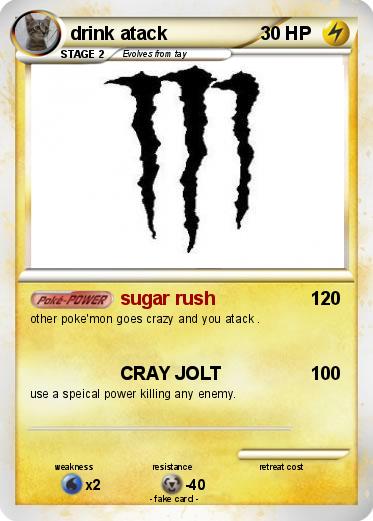 Pokemon drink atack