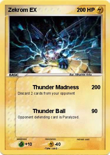 Pokemon Zekrom EX
