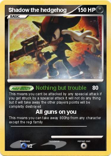 Pokemon Shadow the hedgehog