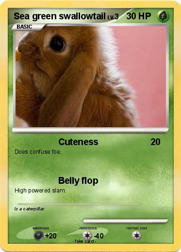 Pokemon Sea green swallowtail