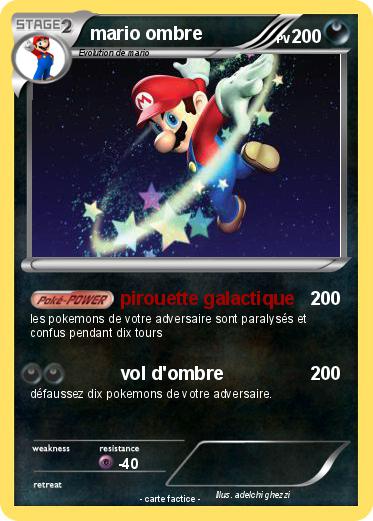 Pokemon mario ombre