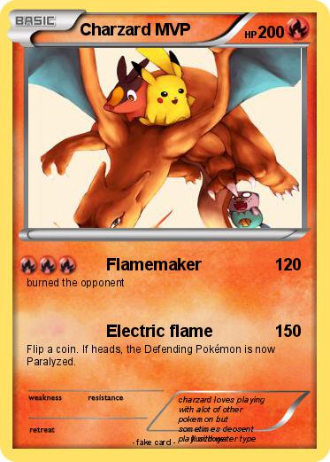 Pokemon Charzard MVP