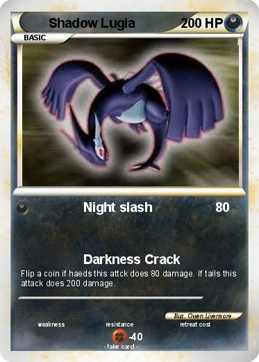 Pokemon Shadow Lugia