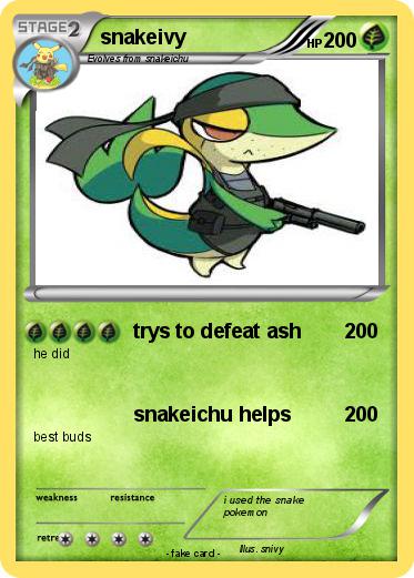 Pokemon snakeivy