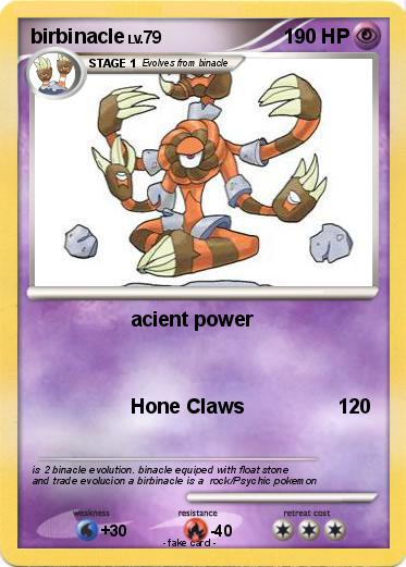 Pokemon birbinacle