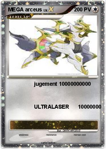 Pokemon MEGA arceus