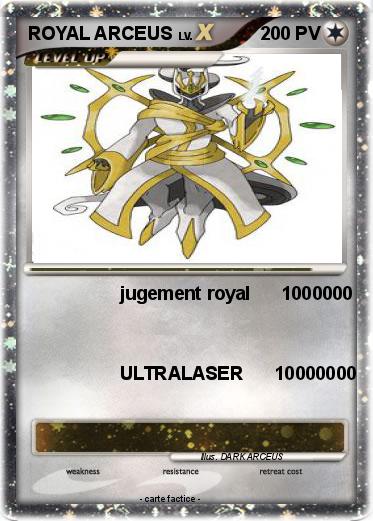 Pokemon ROYAL ARCEUS