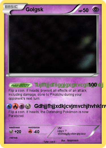 Pokemon Golgsk