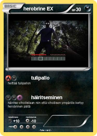 Pokemon herobrine EX