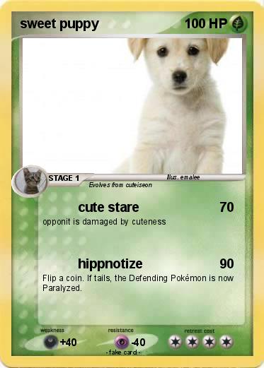 Pokemon sweet puppy