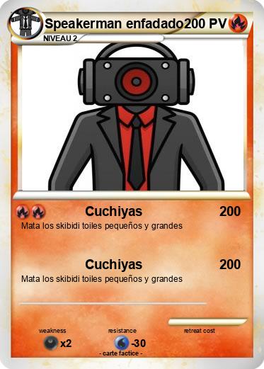 Pokemon Speakerman enfadado