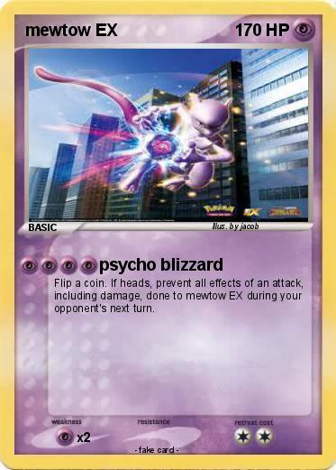 Pokemon mewtow EX