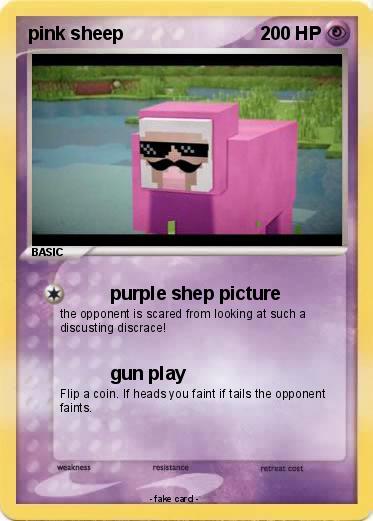 Pokemon pink sheep
