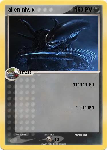 Pokemon alien niv. x