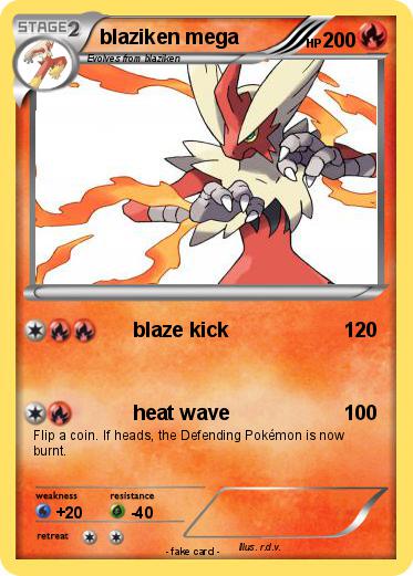 Pokemon blaziken mega