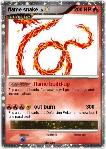 Pokemon flame snake