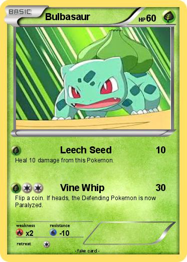 Pokemon Bulbasaur