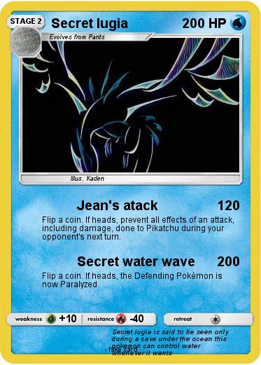 Pokemon Secret lugia