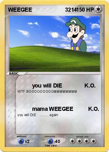 Pokemon WEEGEE                      3214