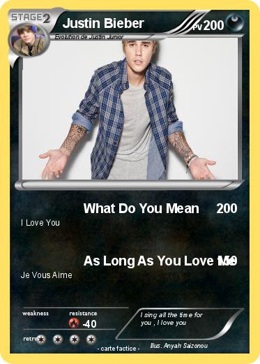 Pokemon Justin Bieber