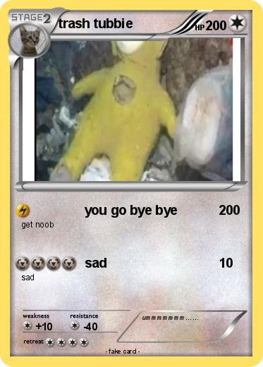Pokemon trash tubbie