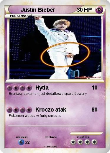 Pokemon Justin Bieber
