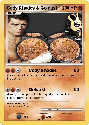 Pokemon Cody Rhodes & Goldust