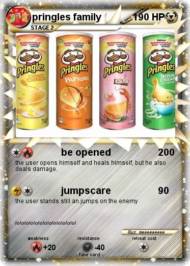 Pokemon pringles family