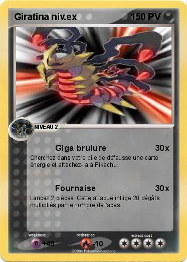 Pokemon Giratina niv.ex