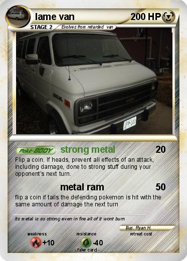 Pokemon lame van