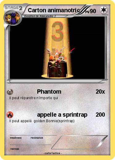 Pokemon Carton animanotric