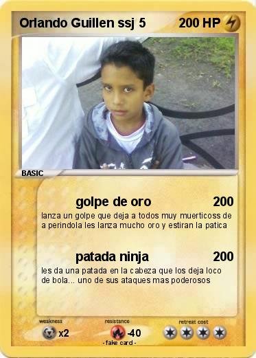 Pokemon Orlando Guillen ssj 5