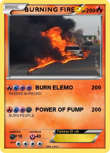 Pokemon BURNING FIRE