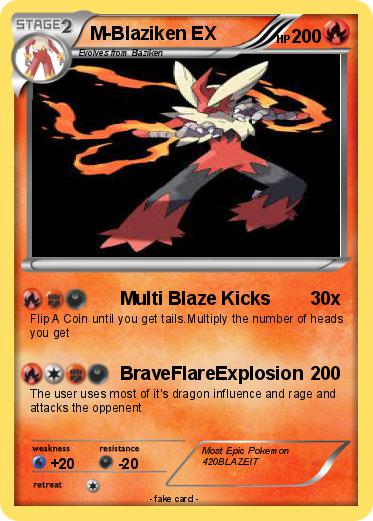 Pokemon M-Blaziken EX