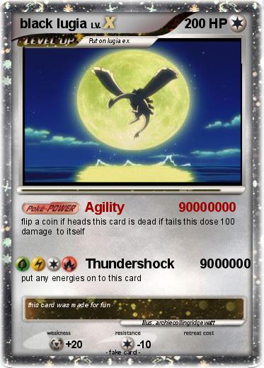 Pokemon black lugia