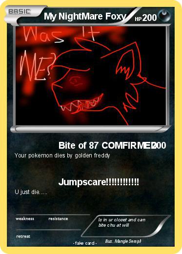 Pokemon My NightMare Foxy