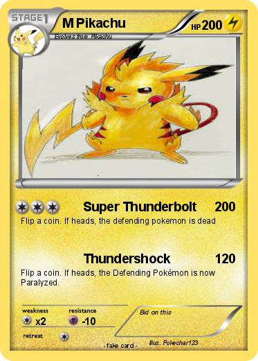 Pokemon M Pikachu