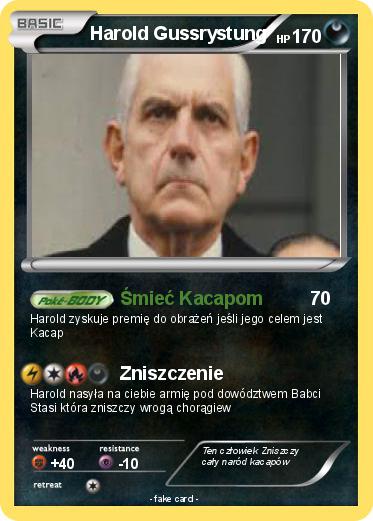 Pokemon Harold Gussrystung