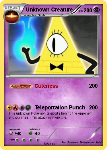 Pokemon Unknown Creature